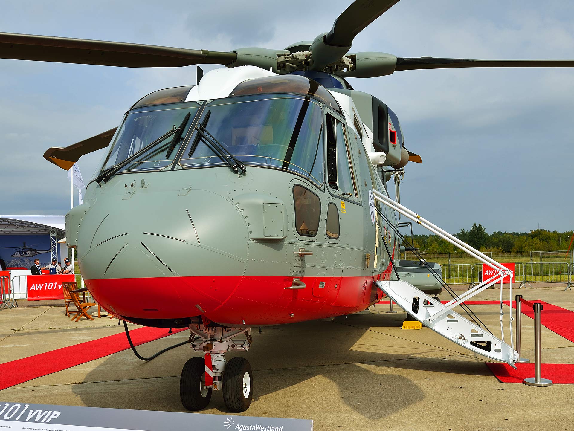 Вертолёт AW101. МАКС-2013. AgustaWestland AW101.