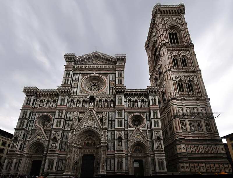 Панорама кафедрального собора в Флоренции.