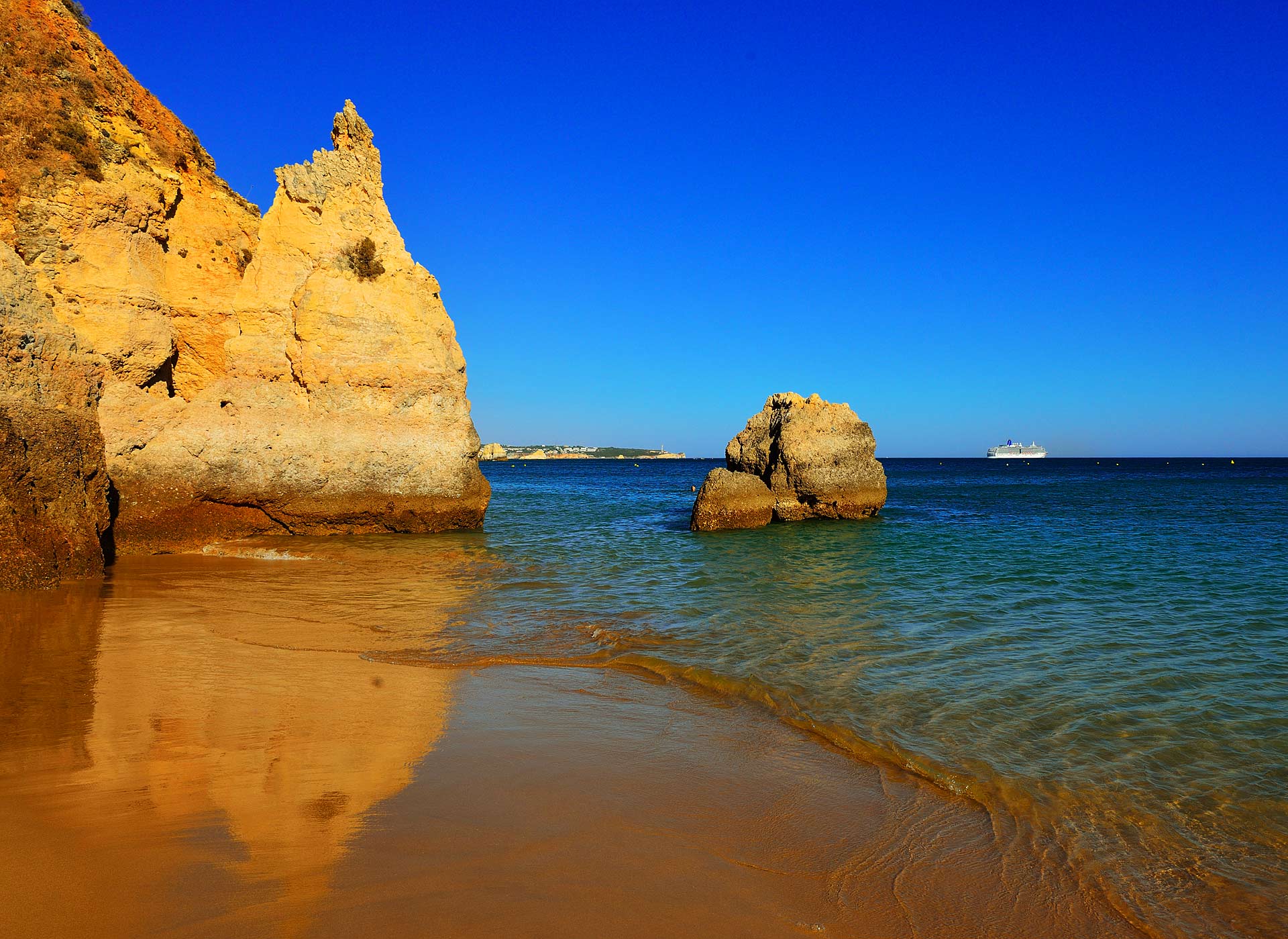 Пляжи Алгарве. Портимао. Algarve