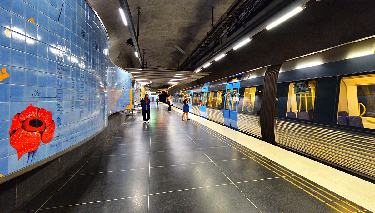 Метро в Стокгольме. Stockholm Tunnelbana, 17