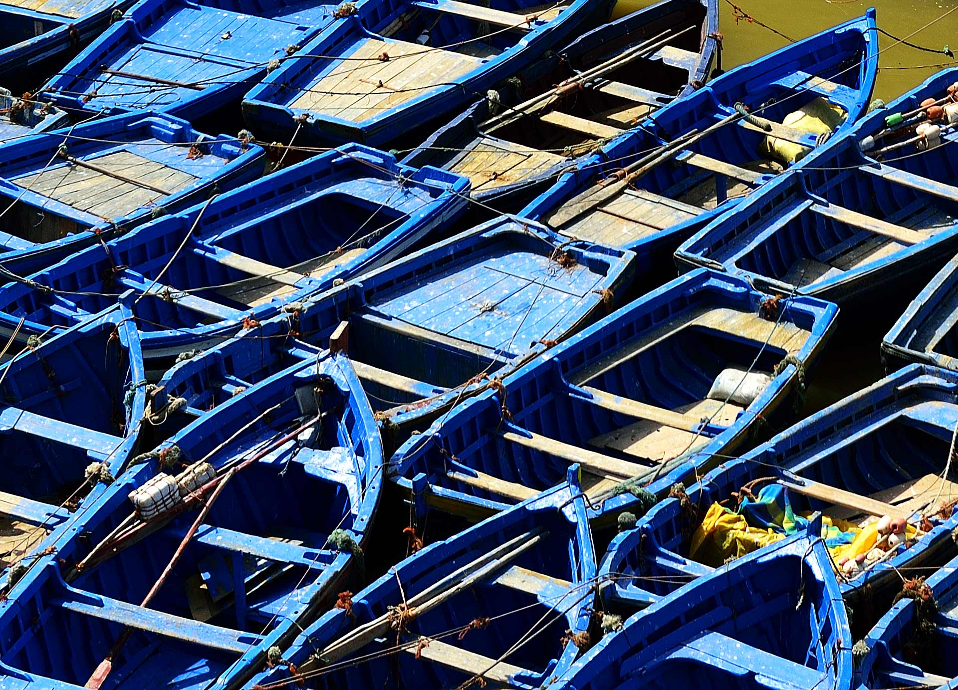 Рыбацкие лодки в Эс-Сувейре. Марокко. Maroc. Essaouira. Fishing boats.