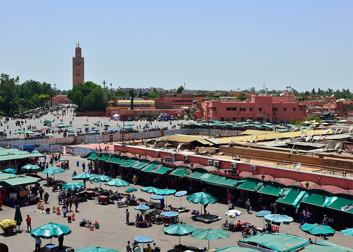 Джемаа-Эль-Фна. Марракеш. Марокко. Morocco. Marrakech. Jemaa-El-Fna.