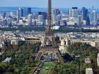 Эйфелева башня и Париж с Монпарнаса. Eifel Tower from Monparnas.