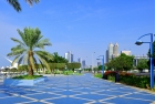 Набережная Корниш в Абу-Даби. Corniche Embankment in Abu Dhabi.