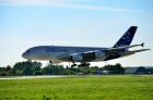 МАКС 2013. Аэробус А-380. Посадка. MAKS-2013. Airbus A-380. Landing.