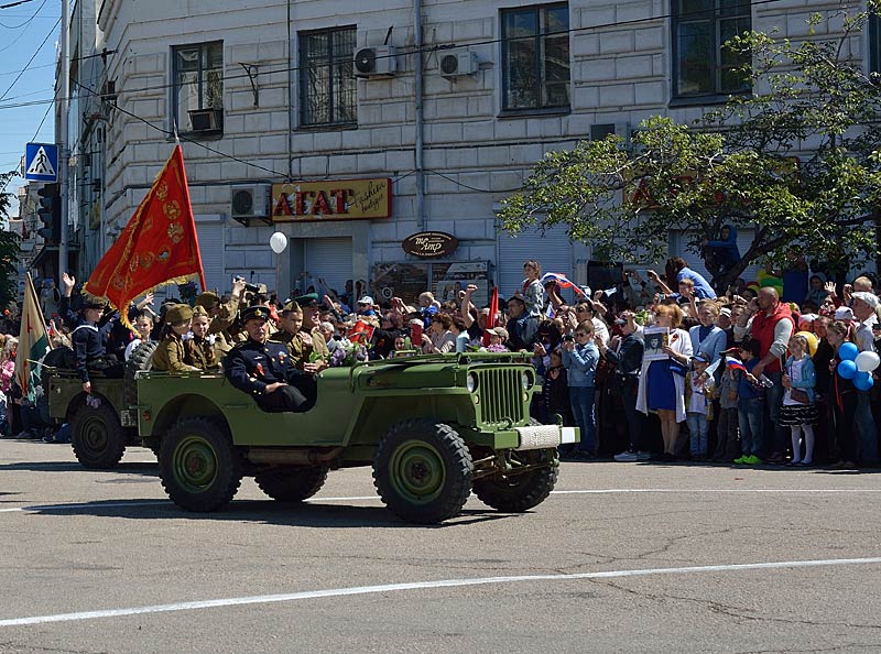 Парад в Севастополе 9 мая 2015. Автомобильно-мотоциклетная группа Красная армия . 120 - DSC_8435NOFS.jpg