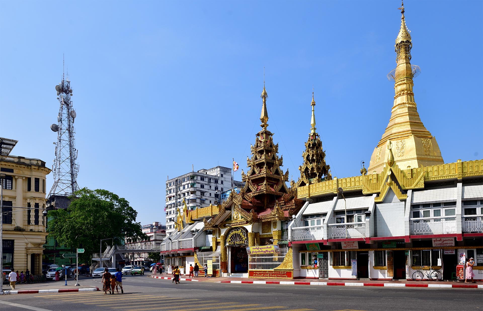 Пагода Суле. Янгон. Sule Pagoda. Yangon. 12 - DSC_5553_00001G.jpg