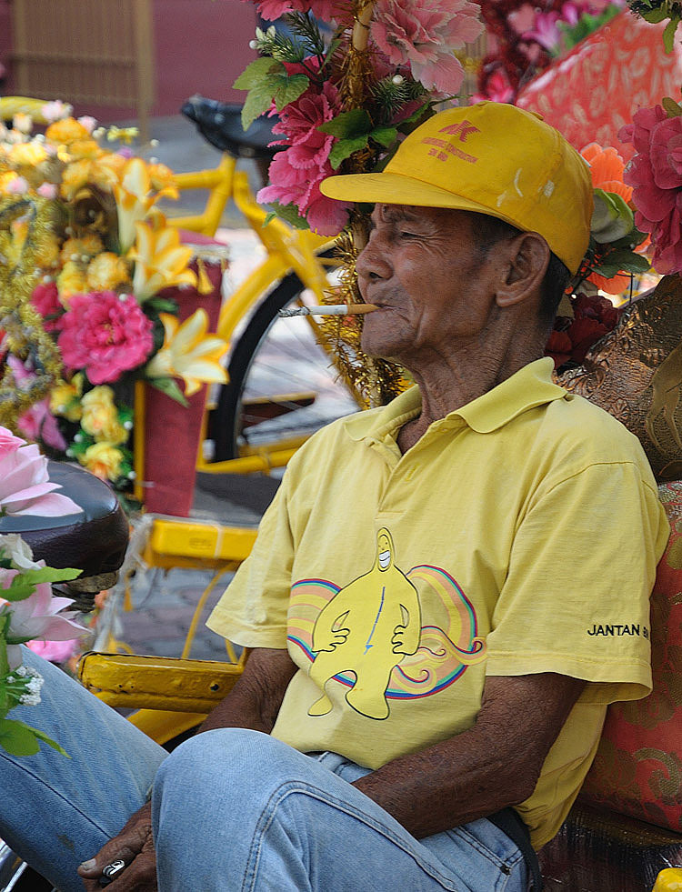 Малазийский рикша. Malaysian Rickshaw.