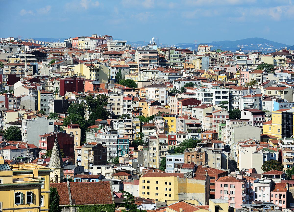 Стамбул с башни Галата. Istanbul from Galata Tower.