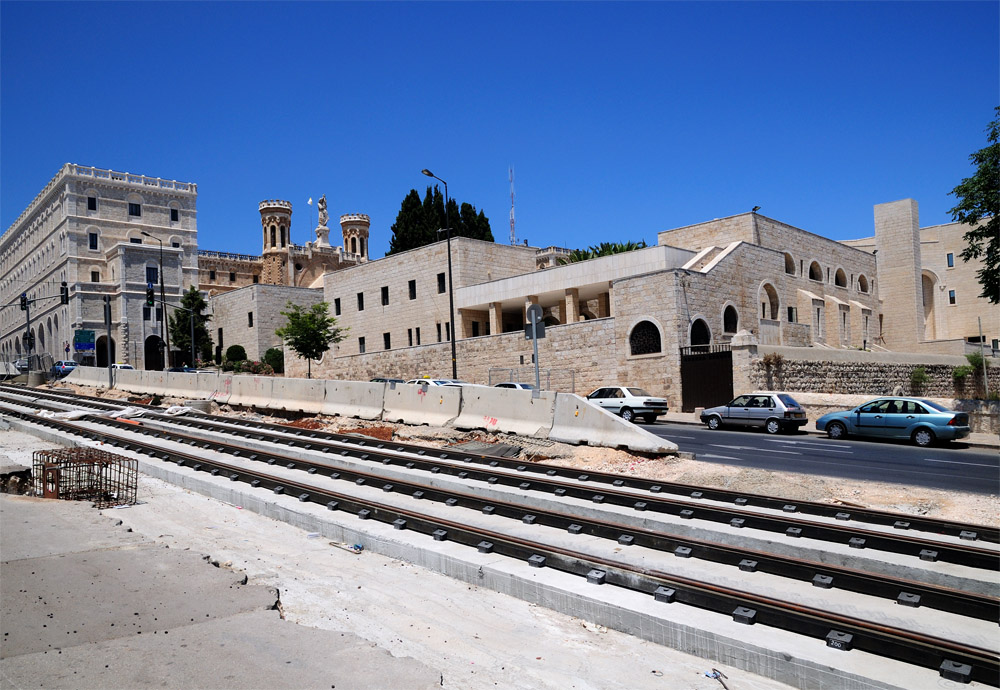 Трамвай будущего. Jerusalem. Tram.