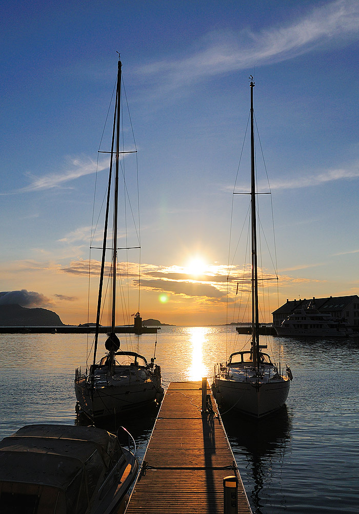 На закате. Алесунд. Alesund.