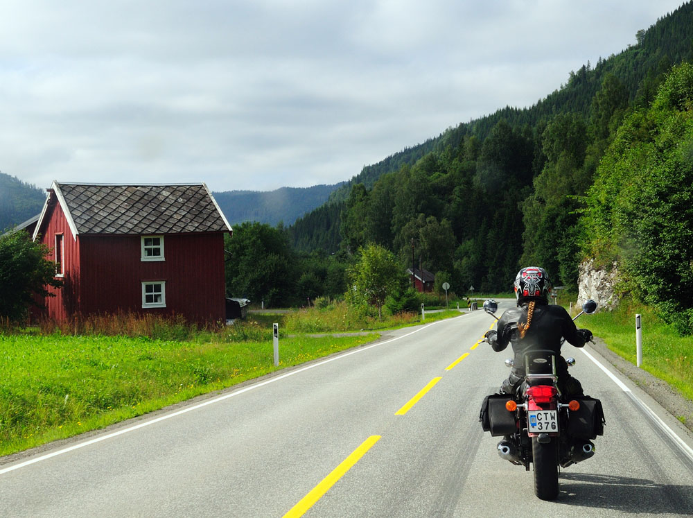 Байкерша. Норвегия. Norway. 3