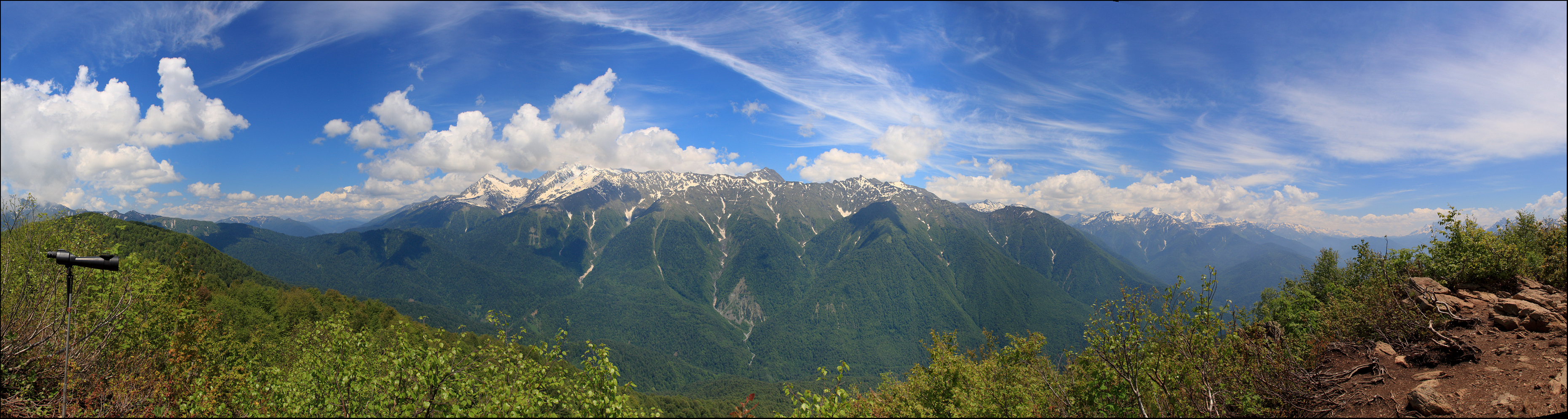 Панорама Главного Кавказского хребета 2