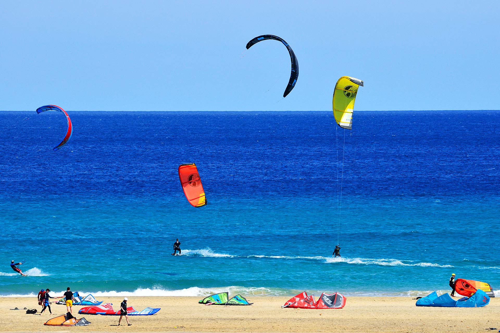 Фуэртевентура. Кайтсёрфинг. Fuerteventura. Kitesurfing. 2