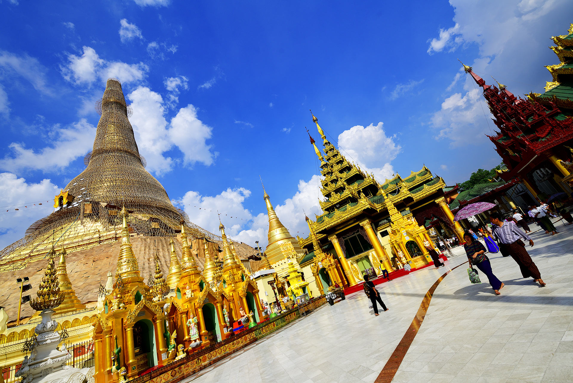 Пагода Шведагон. Янгон. Мьянма. Shwedagon Pagoda. Yangon. Myanmar. 2