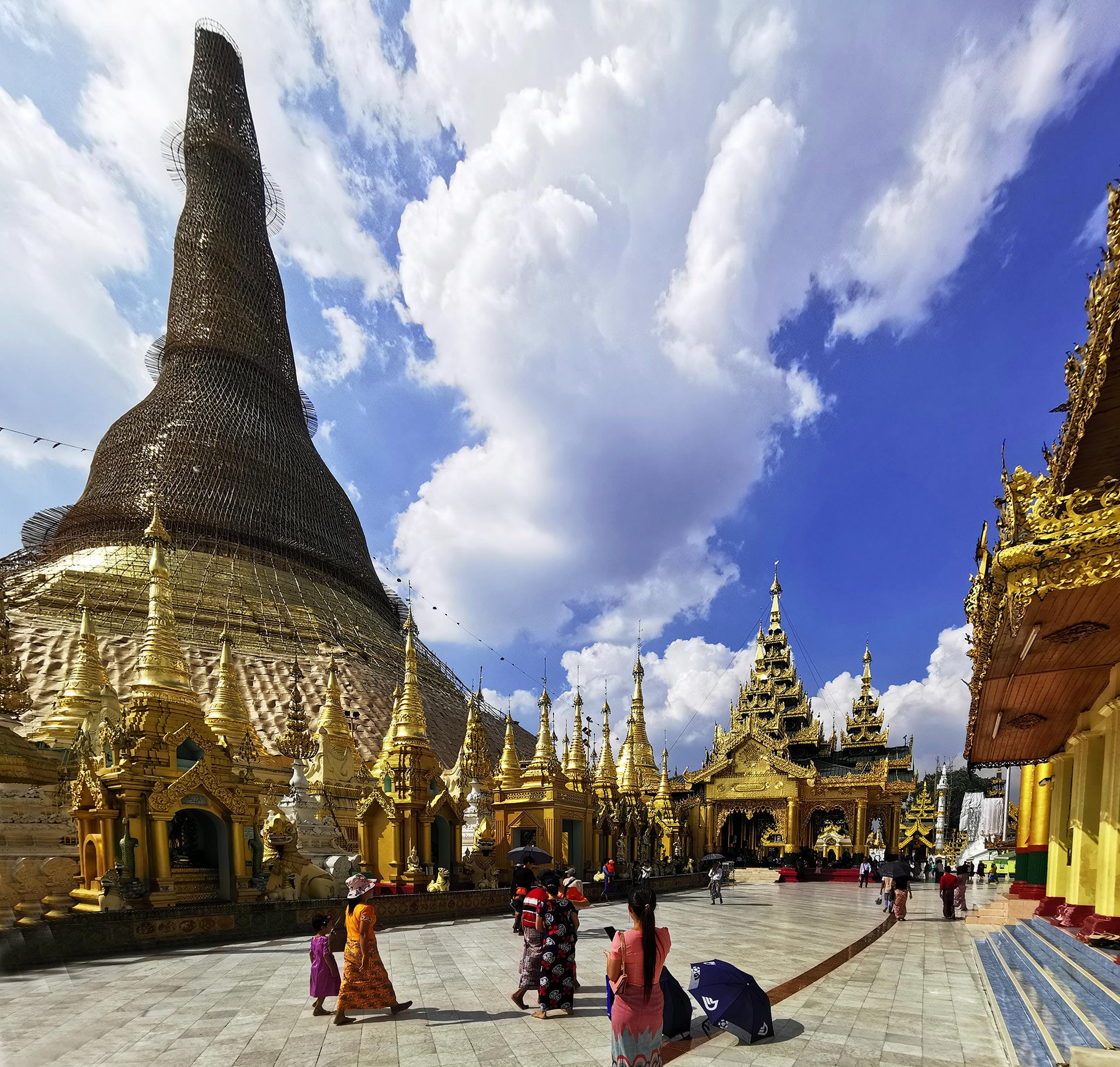 Пагода Шведагон. Янгон. Мьянма. Shwedagon Pagoda. Yangon. Myanmar.