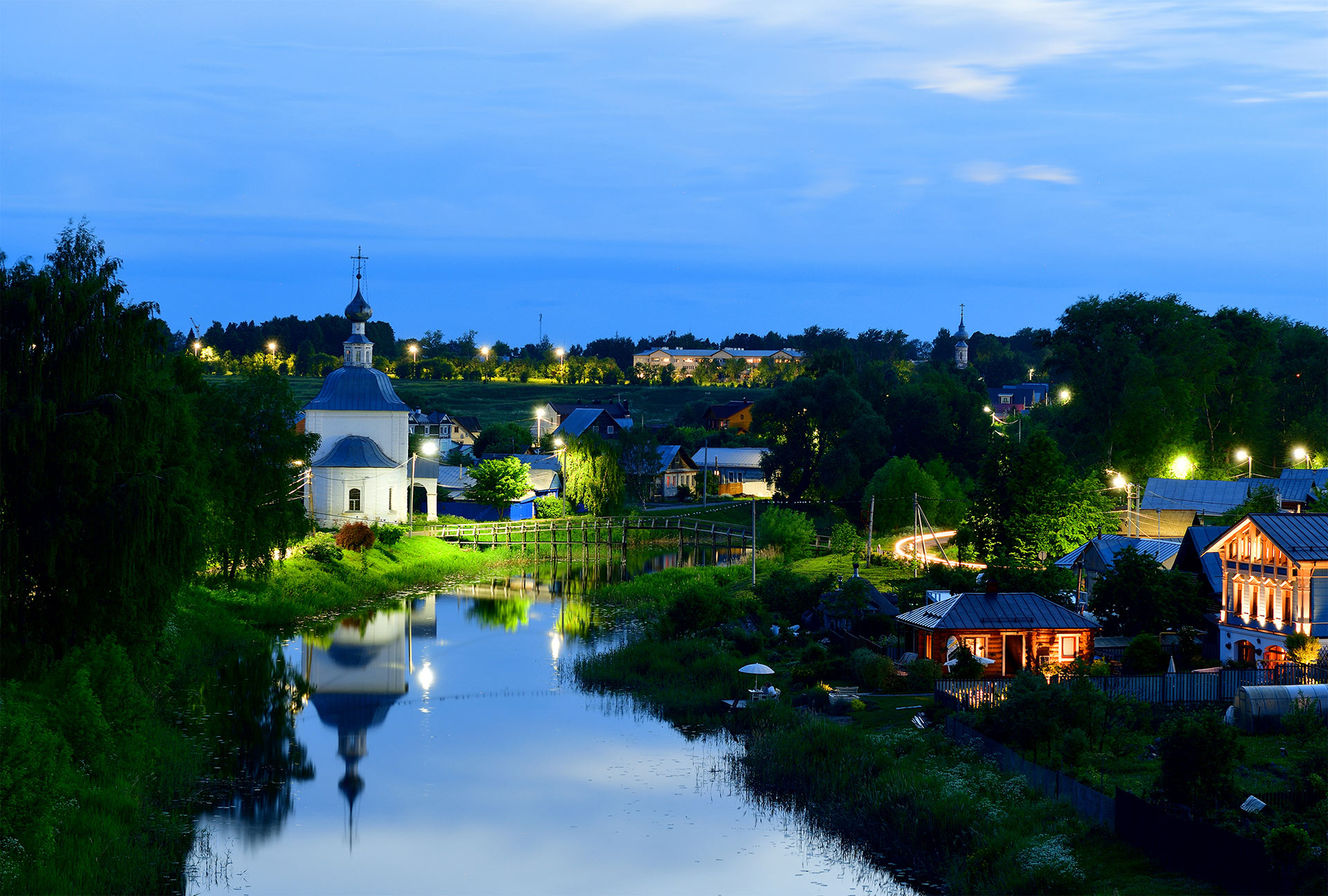 Суздаль в сумерках. Suzdal at dusk.