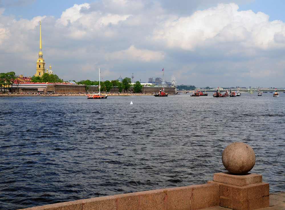 Петропавловка со стрелки ВО.