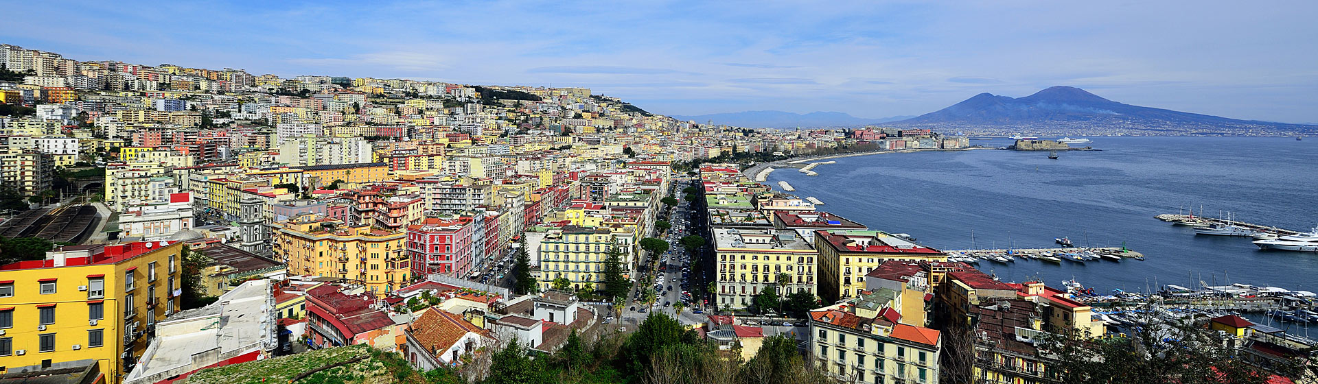 Неаполь и Везувий. Naples and Vesuvius.