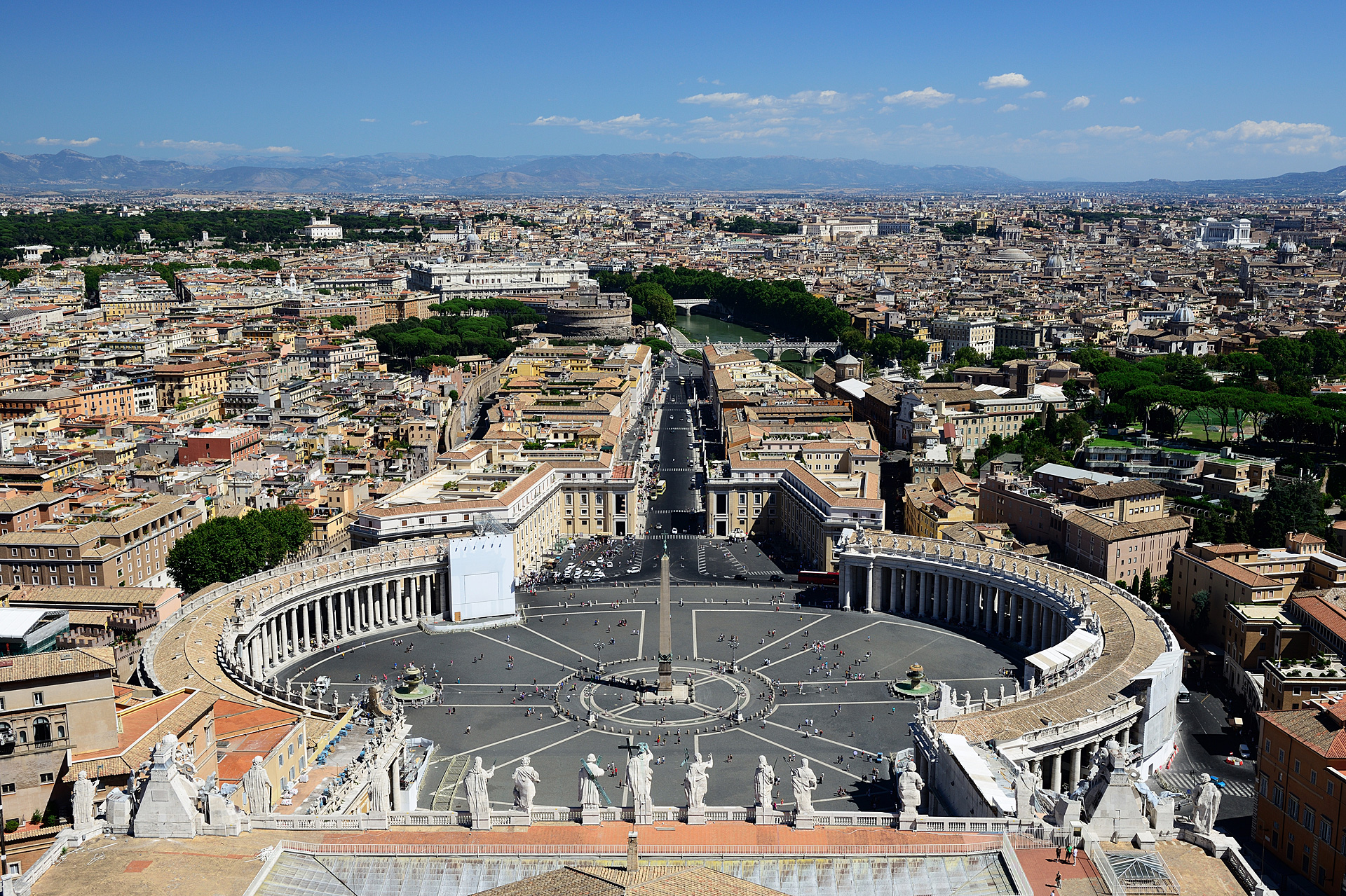 Рим с купола Собора Св. Петра. Rome. 1