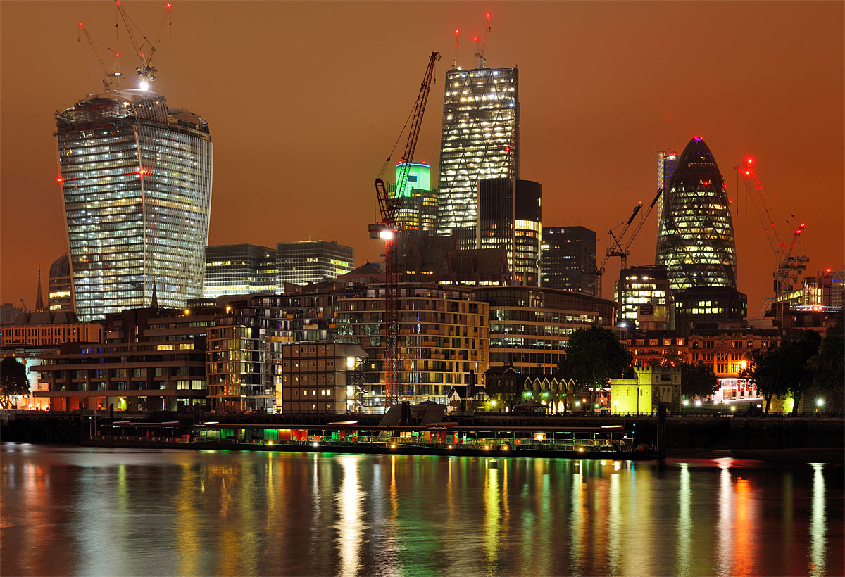 Лондон ночью. Night London.