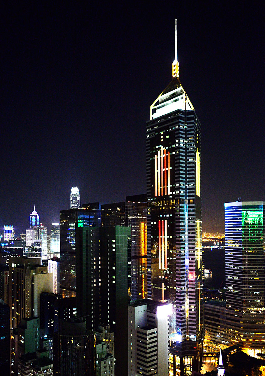 Гонконг ночью. Honkong at Night. 1