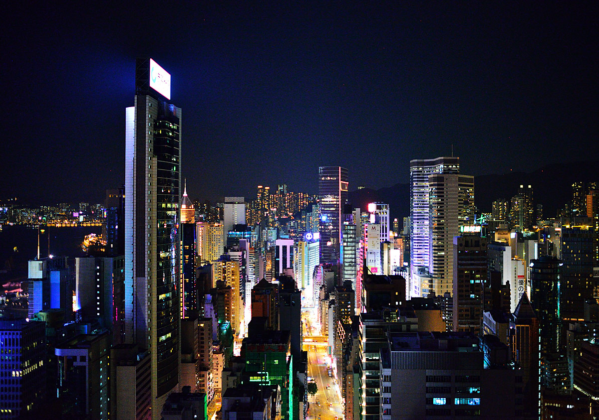 Гонконг ночью. Night Hong Kong. 2