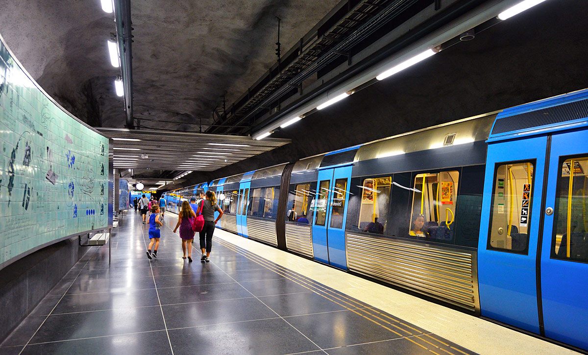 Метро в Стокгольме. Stockholm Tunnelbana. 15
