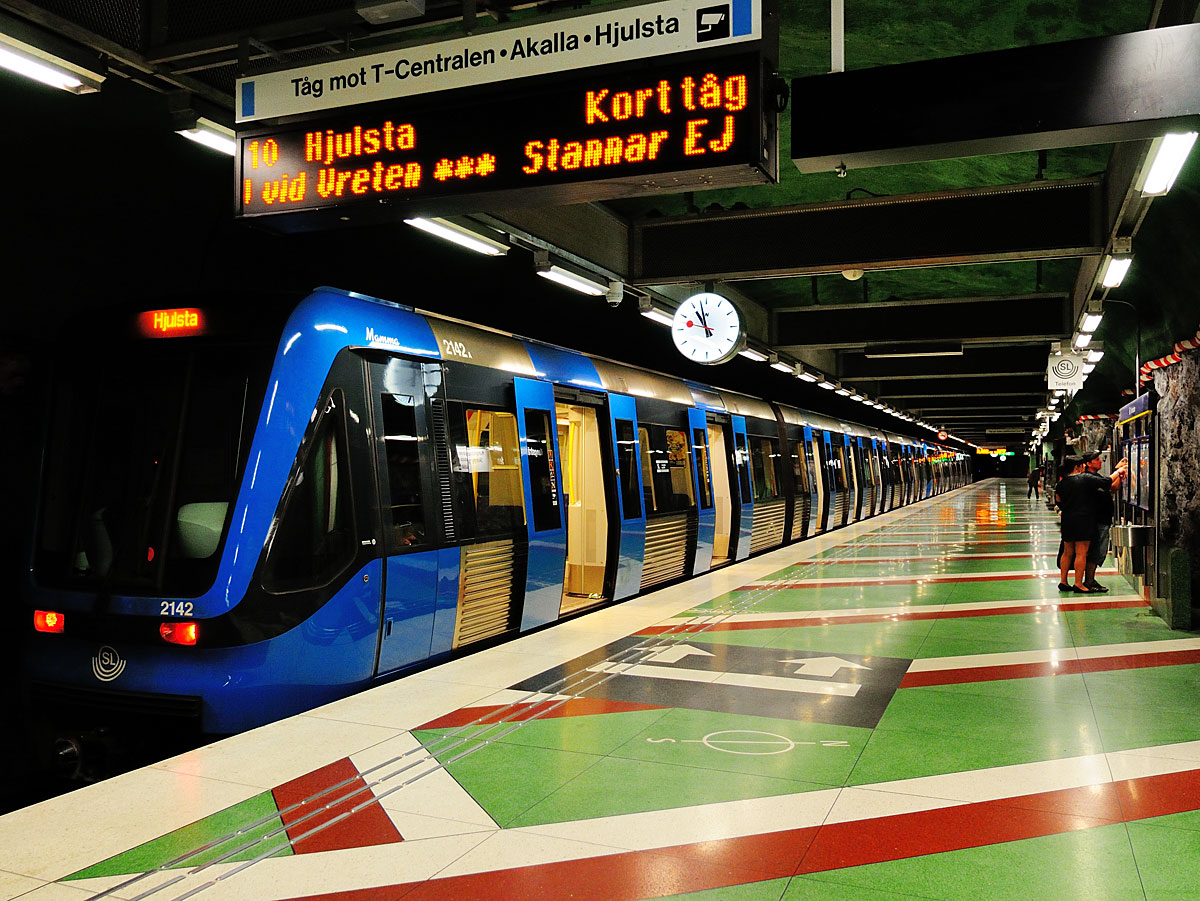 Метро в Стокгольме. Stockholm Tunnelbana. 6