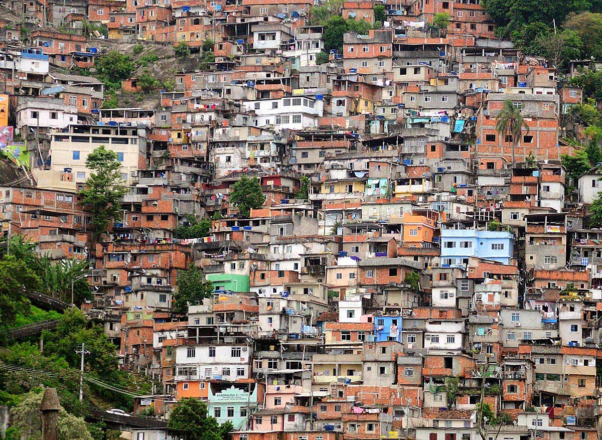 Фавелы Рио-де-Жанейро. Rio de Janeiro.