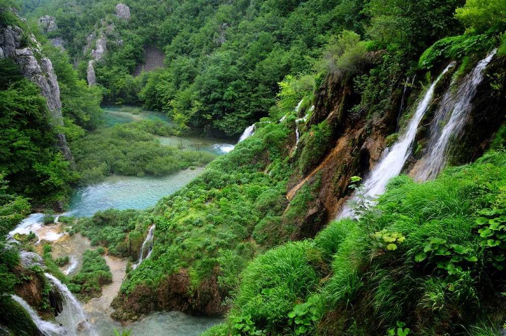 Плитвицкие озёра. Долина водопадов. Plitvice Lakes. 9