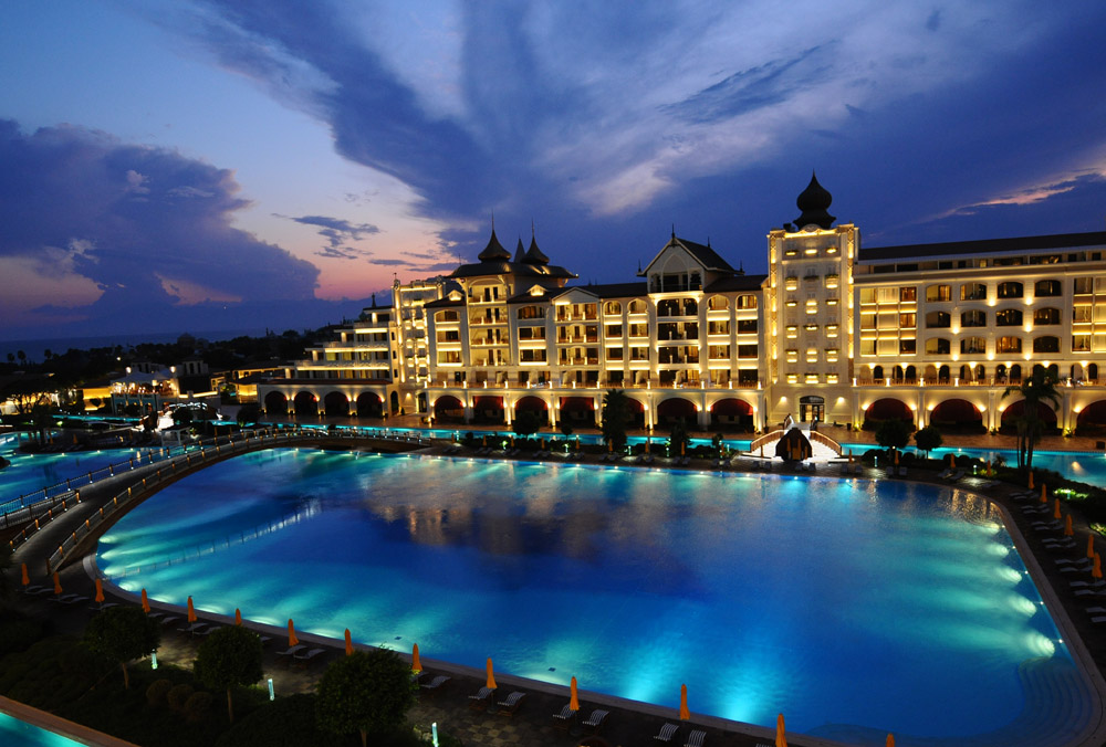 Mardan Palace. Закат.