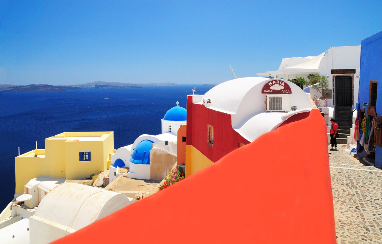 Санторини. Ия. Santorini. Oia. 2.