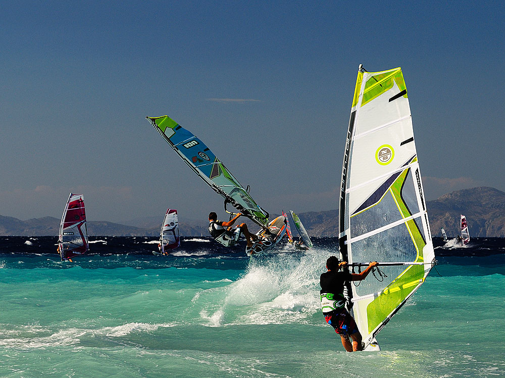 Виндсёрфинг на Родосе. Windsurfing. Rhodes. 7