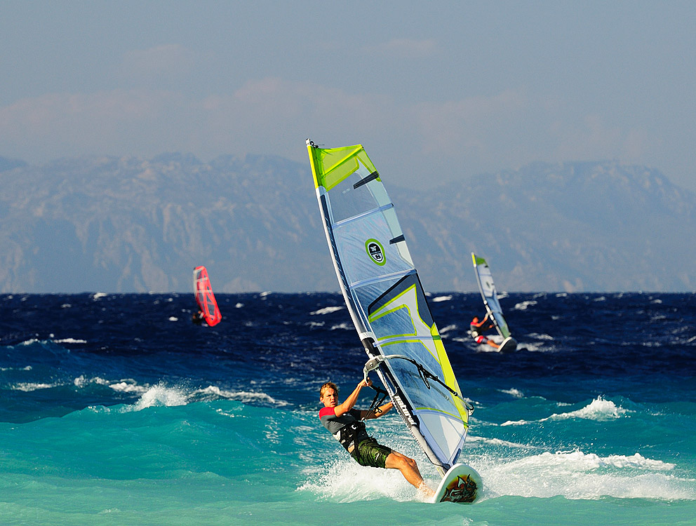 Винсерфинг на Родосе. Rhodes Windsurfing. 15.