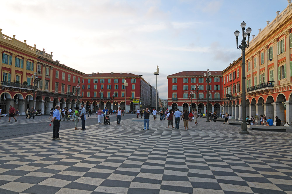 Ницца. Place Massena. Nice.