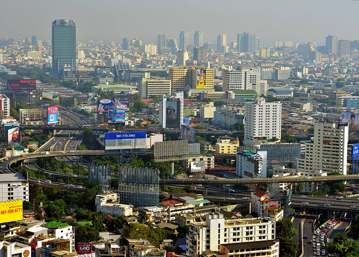 Бангкок с высоты 110м. Bangkok. 10
