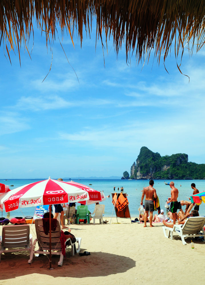 Пи-Пи. Пляж Ло Далум. Loh Dalum Beach. Phi Phi. 2