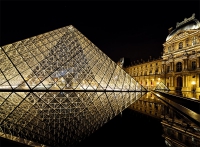 Лувр ночью. Night Louvre. 7