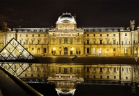 Лувр ночью. Night Louvre. 6