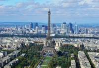 Эйфелева башня и Париж с Монпарнаса. Eifel Tower from Monparnas. 2