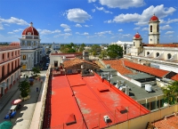 Сьенфуэгос сверху. Cuba. Cienfuegos.