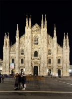 Милан. Дуомо ночью. Milan. Duomo at Night. 2