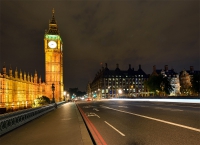 Биг Бен ночью. Лондон. Big Ben at night. London.
