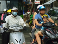 Мотосемья в Хошимине. Moto Family. Ho Chi Minh.