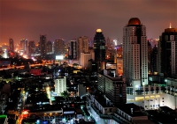 Бангкок ночью с высоты 100 метров. Night Bangkok. 2