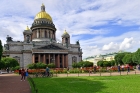 Сквер у Исаакиевского Собора. Public garden near St.Isaac's Cathedral.