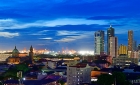 Манила в голубой час. Manila at blue hour.