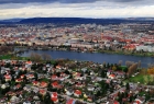 Вена с Дунайской башни. View of Vienna from Danube Tower.