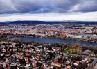 Вена. Вид с Донау Турм.  Vienna. The view from Donau Turm.